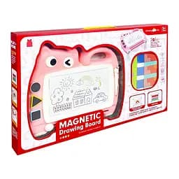 Магнитная доска для рисования "Котик" 2 в 1 Bambi QY228 (Pink) тетрис, пазлы