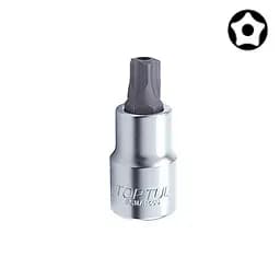Головка з насадкою 5-гранною TOPTUL TORX T20 37 мм 1/4" з отвором BCNA0820