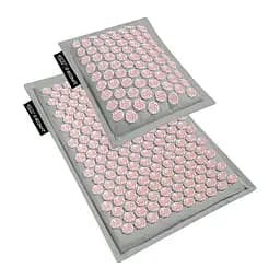 Килимок акупунктурний 4FIZJO Eco Mat Аплікатор Кузнєцова з подушкою 68 x 42 см Grey/Pink 4FJ0228 (P-5907739312174) - мініатюра 7