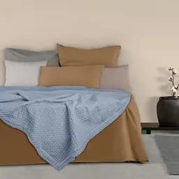 Плед-покривало Cosas Wave Waffle Weave 160х230 см лазуровий (Blanket_14Wave_WaffleWeave_160x230) - мініатюра 2