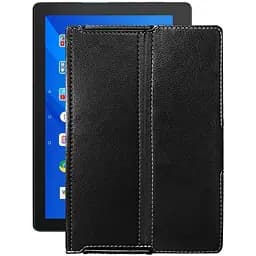 Чехол StatusCASE из экокожи для планшета Lenovo Tab E10 TB-X104L Черный матовый