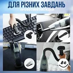 Бездротовий ручний автомобільний пилосос - мініатюра 7