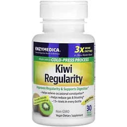 Ківі Enzymedica Kiwi Regularity 30 жувальних таблеток
