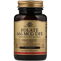 Фолієва Кислота Solgar Metafolin 400 мкг 100 таблеток