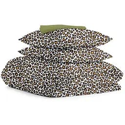 Комплект постільної білизни Cosas Leopard CS1 Полуторний бежевий (LeopardPattern_El-74Avocado_160)