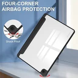 Чохол TPUCristal SlimTPU Spen holder Samsung Galaxy Tab A9 Plus SM X210 X215 X216 Чорний - мініатюра 9