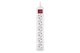Фільтр живлення REAL-EL RS-6 Protect M 1.8м White (EL122300031) - мініатюра 5