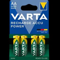 Акумулятор Varta ACCU AA 2600 mAh (ready 2 use) Bli 4 шт. (05716101404)