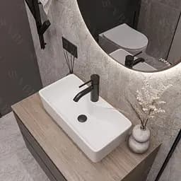 Умивальник VBI Forli M white накладний VBI-011102, Білий