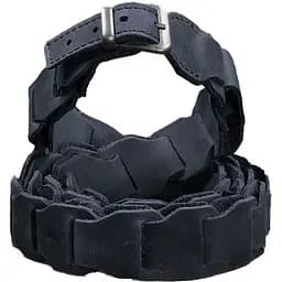 Женский кожаный бохо-ремень BlankNot Crazy Horse синий 