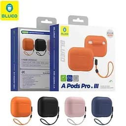 Чохол Blueo Liquid Silicone Case для Apple AirPods Pro 3 Orange [151913] - мініатюра 3