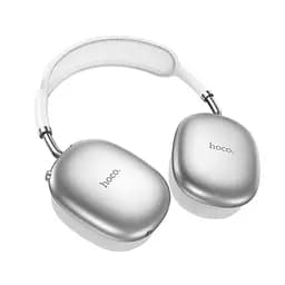 Бездротові навушники Hoco W55 Plus, накладні, ANC, BT5.4, AUX, 800mAh, 90h, Silver - мініатюра 2