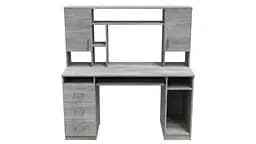 Комп'ютерний стіл Анжело Ferrum-decor 1400x1422x600 ДСП Бетон 16 мм (FRD-104709)