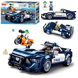 Конструктор Sluban Town Поліцейська машина на 284 деталі (M38-B1063)