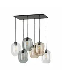 Подвесной светильник TK Lighting 5974 Elio E27 6x15W IP20 Bk