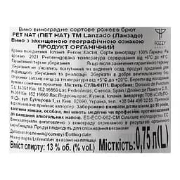 Вино игристое Dominio de Punctum Lanzado Pet Nat Rose, рожеве, сухе, 13,5%, 0,75 л (882989) - мініатюра 5