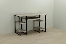 Комп'ютерний стіл Ferrum-decor Тім 75x140x70 чорний ДСП Дуб Сонома 16мм (FRD-103981) - мініатюра 6