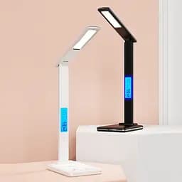 LED лампа настільна Media-Tech LEDITOU MT222K, 4W 6500K, 15W QI з вбудованим WRL, чорна (MT222K) - мініатюра 2