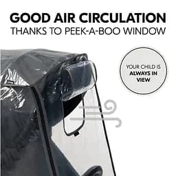 Дощовик Hauck Pushchair Raincover 4W (55077-9) - мініатюра 9