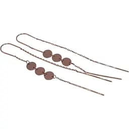 Золотые серьги-протяжки Favoritum. 210233