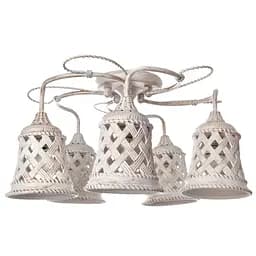 Люстра стельова Brille вінтаж E14 40W WH (BKL-585C/5)