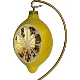 Ялинкова прикраса Різдвяні історії Лимон скло (4820001046298)