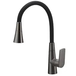 Смеситель для кухни Mixxus Premium Matis 011-T (Nut) graphite refl.black MI8268, Графит