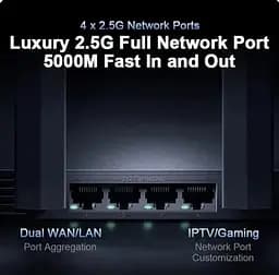 Роутер Wi-Fi 7 Xiaomi BE7000 RC06 DVB4359CN 7000 mbit/s + перехідник - мініатюра 7