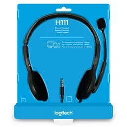Навушники Logitech H111 Stereo Headset with 1*4pin jack (981-000593) - мініатюра 10