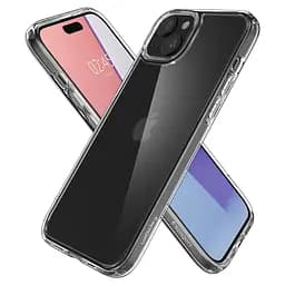Протиударний прозорий чохол Spigen Ultra Hybrid  для iPhone 15 Crystal Clear ACS06793 - мініатюра 13