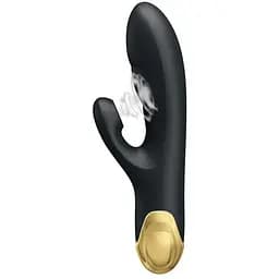 Вибратор с вакуумным стимулятором клитора Pretty Love Royal Pleasure (черный)