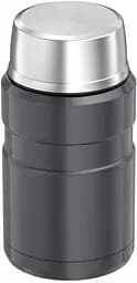Термос харчовий Thermos Stainless King 710 ml Gun Metal з ложкою - мініатюра 5