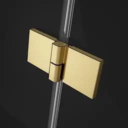 Душові двері Radaway Essenza Pro DWJ 130x200 права, безпечне скло, прозоре, золота (10099130-09-01R) - мініатюра 8