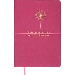 Блокнот діловий Buromax Nice А5 96 арк. в крапку обкладинка штучна шкіра малиновий (BM.295315-29)