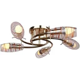 Люстра потолочная Brille в спальню E14 40W G (LK-500C/5)