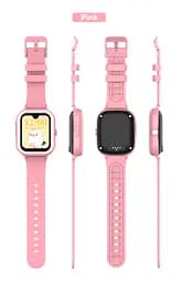 Смарт годинник-телефон дитячі Wonlex KT31 4G з камерою WI-FI GPS SIM-картою Pink (16996) - мініатюра 8