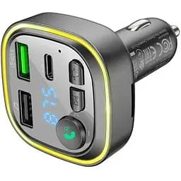 Автомобільний ФМ-блютуз-модулятор для автомагнітоли в машину Borofone QZ-TAIB ZBT-A23 Usb трансмітер Fm для автомобіля