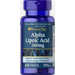 Альфа-ліпоєва кислота Puritan's Pride Alpha Lipoic Acid 60 капсул