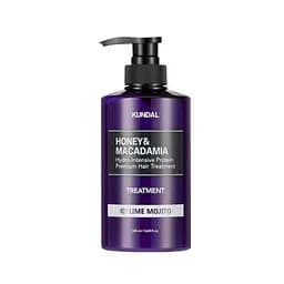 Поживний кондиціонер з медом та олією макадамії Honey & Macadamia Protein Hair Treatment Lime Mojito Kundal 500 мл