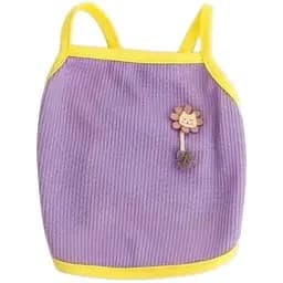 Майка Ginger для животных S Вафельная фиолетовая ОГ-32 см Д-16 см