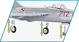 Конструктор СОВІ винищувач LIM1 Polish Air Force 1952 5822 - мініатюра 6