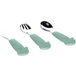 Набір столових приборів FreeON Elephant металеві з силіконовою ручкою м'ятні (46293)