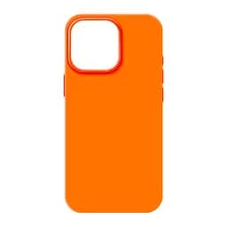 Силиконовый чехол с MagSafe для Apple iPhone 15 Pro, ICON2 MagCase, оранжевый, противоударный, панель с мягкой подкладкой, защита всего корпуса, поддержка беспроводной зарядки, совместим с защитными стеклами и пленками, ArmorStandart (ARM89276)