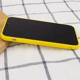Шкіряний чохол Xshield для Apple iPhone 12 (6.1) Жовтий / Yellow - мініатюра 4