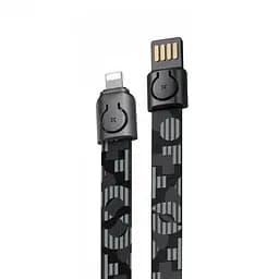 Кабель Baseus Gold Collar Cable USB to Lightning 2.4A 0.35m CALJL-AP1 Black