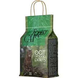 Наповнювач для котячих туалетів Forest Cat вівсяний 5 кг