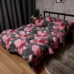 Комплект постільної білизни Moon&Star Дитячий 110x140 см наволочки 2x40x40 см Blush Love Бязь Gold Люкс - мініатюра 6