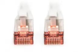 Патч-корд Assmann DIGITUS CAT 6 S-FTP, 1м, AWG 27/7, LSZH DK-1644-010 Gray - мініатюра 2