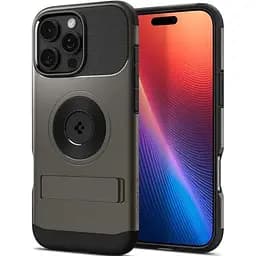 Протиударний чохол Spigen Slim Armor MagSafe Gunmetal для iPhone 16 Pro (ACS08163)