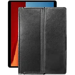 Чохол StatusCASE з екошкіри для планшету Microsoft Surface Pro X Чорний глянець